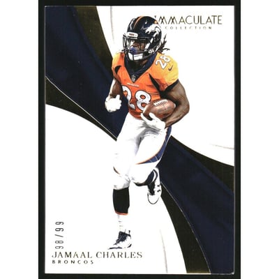 2017 Immaculate Collection #30 Jamaal Charles