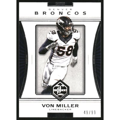 2017 Limited Silver Spotlight #39 Von Miller