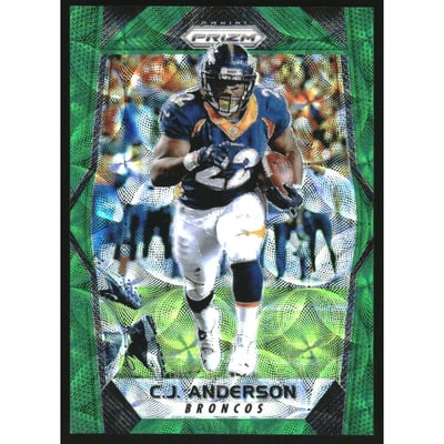 2017 Panini Prizm Prizms Green Scope #111 C.J. Anderson