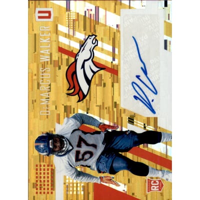 2017 Panini Unparalleled Rookie Autographs Yellow #243 DeMarcus Walker/149