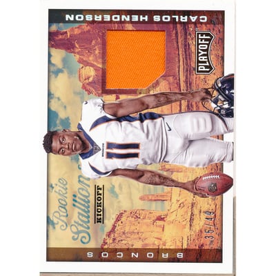 2017 Playoff Rookie Stallions Jerseys Kickoff #21 Carlos Henderson