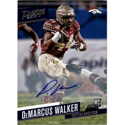 2017 Prestige Rookie Autographs #282 DeMarcus Walker