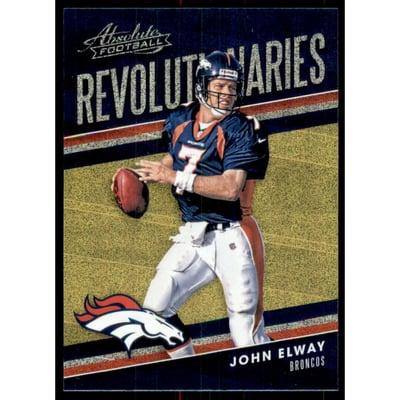 2018 Absolute Revolutionaries Spectrum Gold #6 John Elway
