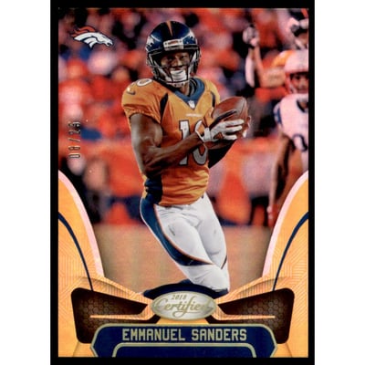 2018 Certified Mirror Gold #14 Emmanuel Sanders