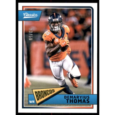 2018 Classics Blank Back #31 Demaryius Thomas