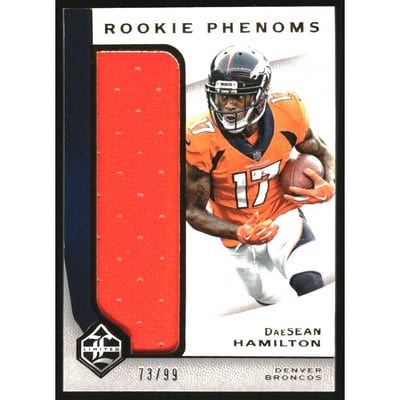 2018 Limited Rookie Phenoms Jerseys #18 DaeSean Hamilton