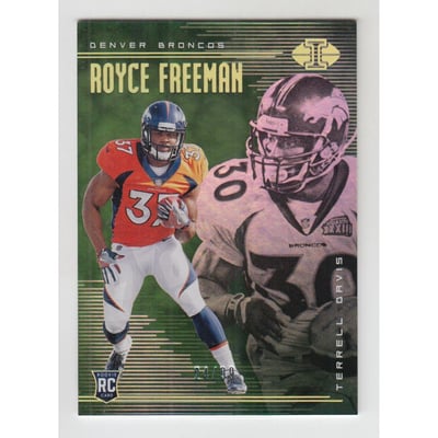 2018 Panini Illusions Green #36 Royce Freeman/Terrell Davis