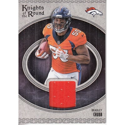 2018 Panini Knights of the Round Rookie Memorabilia #40 Bradley Chubb