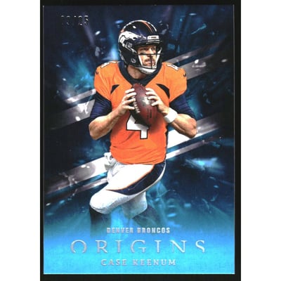 2018 Panini Origins Turquoise #20 Case Keenum