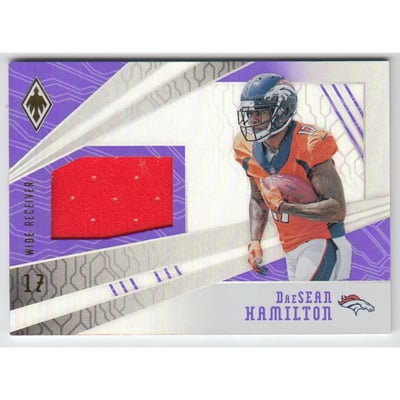 2018 Panini Phoenix Rookie Jerseys Purple #38 DaeSean Hamilton