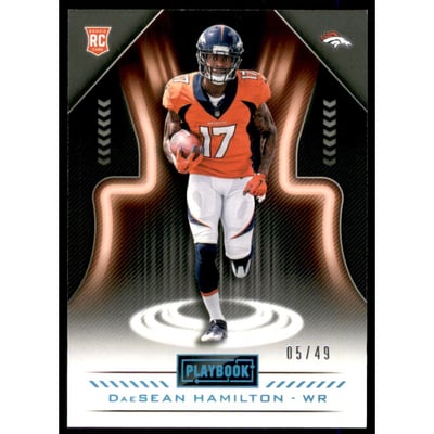 2018 Panini Playbook Platinum #162 DaeSean Hamilton