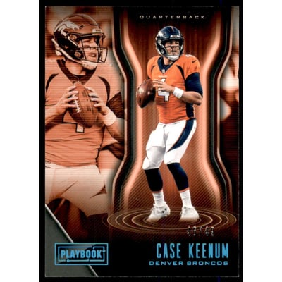 2018 Panini Playbook Platinum #43 Case Keenum