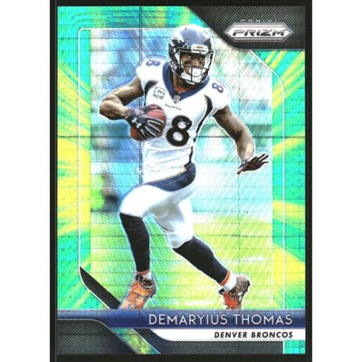 2018 Panini Prizm Prizms Hyper #140 Demaryius Thomas