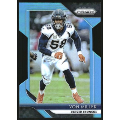 2018 Panini Prizm Prizms Light Blue #143 Von Miller