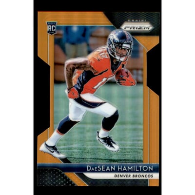 2018 Panini Prizm Prizms Orange #232 DaeSean Hamilton