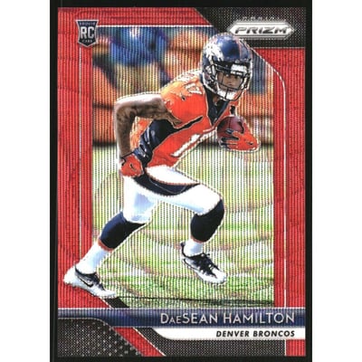 2018 Panini Prizm Prizms Red Wave #232 DaeSean Hamilton