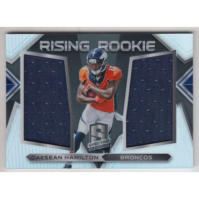 2018 Panini Spectra Rising Rookie Materials #28 DaeSean Hamilton
