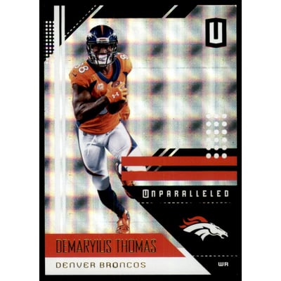 2018 Panini Unparalleled Superplaid #60 Demaryius Thomas