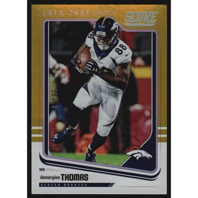 2018 Score Gold Zone #98 Demaryius Thomas
