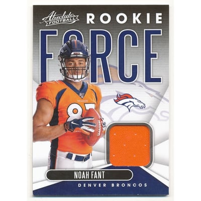2019 Absolute Rookie Force Jerseys #24 Noah Fant