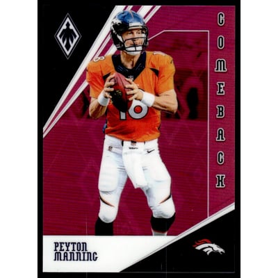2019 Panini Phoenix Comeback Pink #6 Peyton Manning