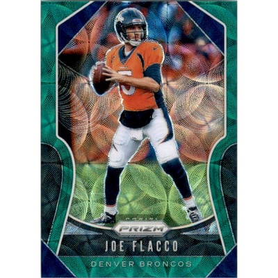 2019 Panini Prizm Prizms Green Scope #202 Joe Flacco