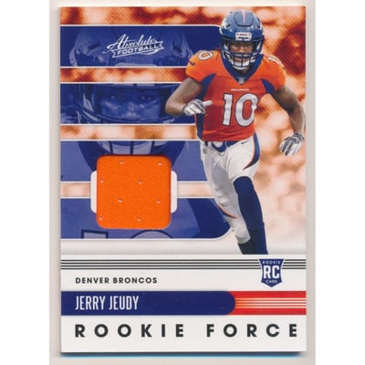 2020 Absolute Rookie Force Jerseys #7 Jerry Jeudy