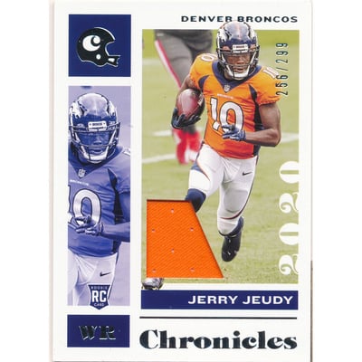 2020 Panini Chronicles Jerseys #29 Jerry Jeudy/299