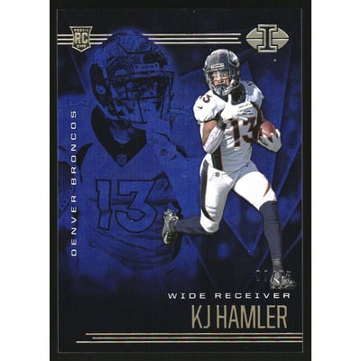 2020 Panini Illusions Blue #28 K.J. Hamler