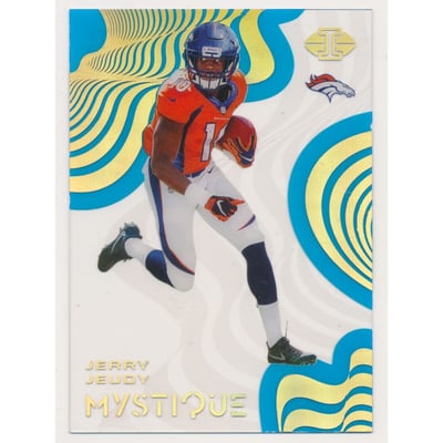 2020 Panini Illusions Mystique Light Blue #10 Jerry Jeudy