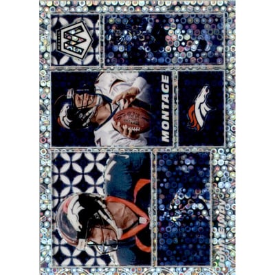 2020 Panini Mosaic Montage No Huddle Silver #M10 John Elway