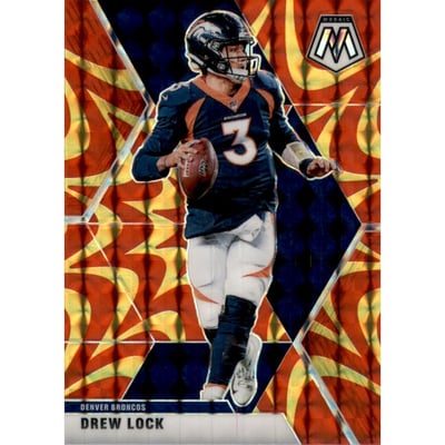 2020 Panini Mosaic Mosaic Reactive Gold #66 Drew Lock