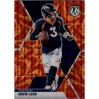 2020 Panini Mosaic Mosaic Reactive Orange #66 Drew Lock
