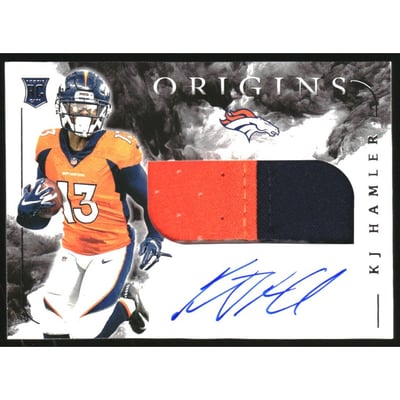 2020 Panini Origins #120 K.J. Hamler JSY AU RC