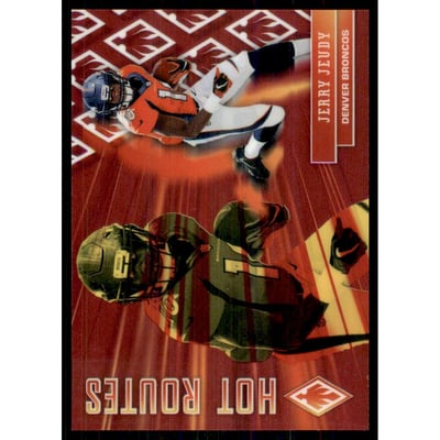 2020 Panini Phoenix Hot Routes Red #18 Jerry Jeudy