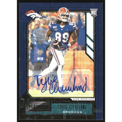 2020 Panini Playbook Rookies Signatures #199 Tyrie Cleveland