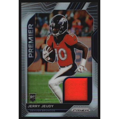 2020 Panini Prizm Premier Jerseys #8 Jerry Jeudy