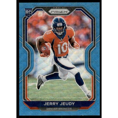 2020 Panini Prizm Prizms Blue Wave #324 Eno Benjamin