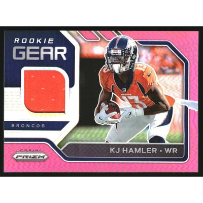 2020 Panini Prizm Rookie Gear Pink #28 K.J. Hamler