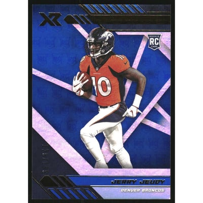 2020 Panini XR Blue #105 Jerry Jeudy
