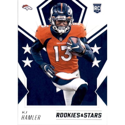 2020 Rookies and Stars Orange #127 K.J. Hamler