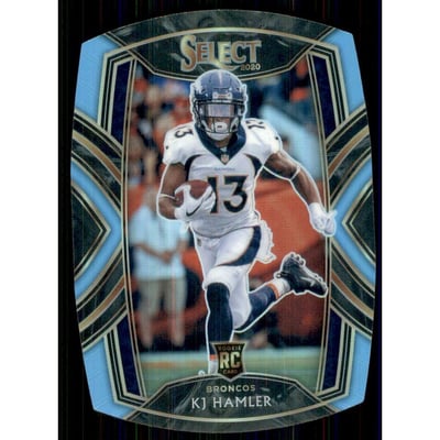 2020 Select Prizm Light Blue Die Cut #267 K.J. Hamler