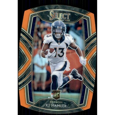 2020 Select Prizm Orange Die Cut #267 K.J. Hamler