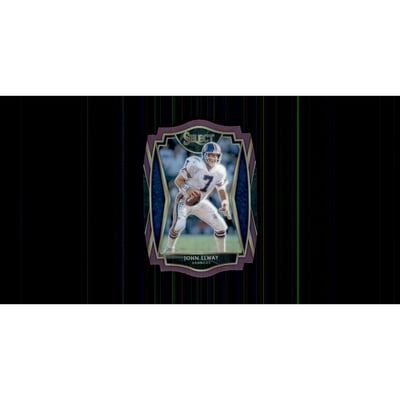 2020 Select Prizm Purple Die Cut #119 John Elway