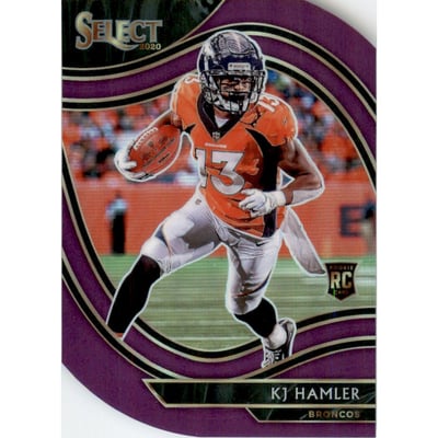 2020 Select Prizm Purple Die Cut #367 K.J. Hamler