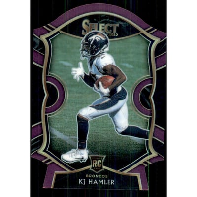 2020 Select Prizm Purple Die Cut #67 K.J. Hamler