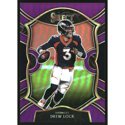 2020 Select Prizm Purple #27 Drew Lock