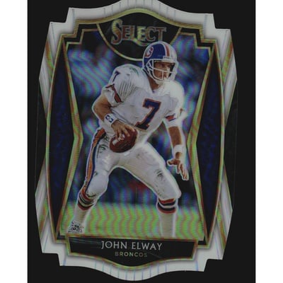 2020 Select Prizm White Die Cut #119 John Elway