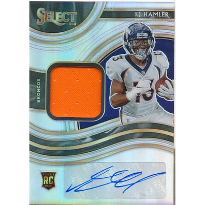 2020 Select Rookie Signature Memorabilia Prizm #19 K.J. Hamler/199