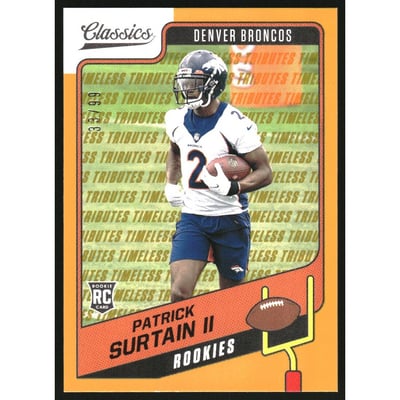 2021 Classics Timeless Tributes Gold #195 Patrick Surtain II